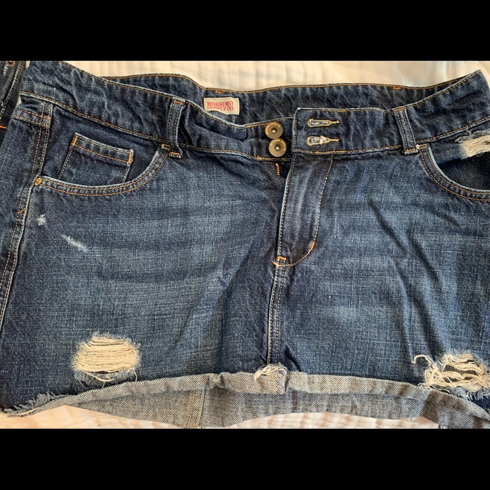 Jean mini skirt